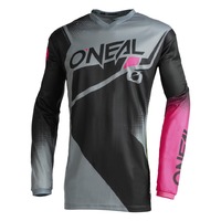 Oneal 2022 Element Racewear V.22 Black/Grey/Pink Youth Jersey