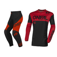 Oneal 2023 Element Racewear V.23 Black/Red Gear Set