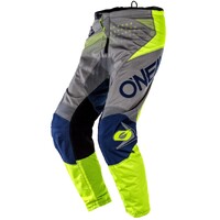 Oneal 2020 Element Factor Grey/Blue/Yellow Youth Pants