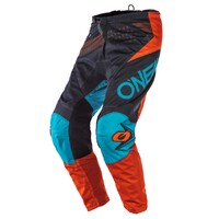Oneal 2020 Element Youth Pants Factor Grey/Orange/Blue