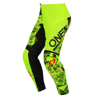 Oneal 2023 Element Attack V.23 Neon Yellow/Black Youth Pants