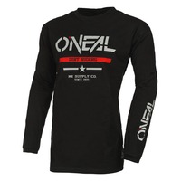 Oneal 2023 Element Cotton Squadron V.22 Black/Grey Jersey