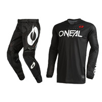 Oneal 2022 Hardwear Elite Classic V.22 Black Gear Set