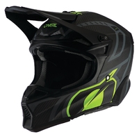 Oneal 2022 10 SRS Carbon Race Black/Neon Yellow Helmet