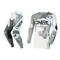 Oneal 2023 Mayhem Covert V.23 White/Grey Gear Set