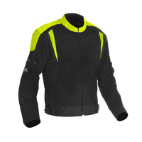 Oxford Spartan Air Black/Fluro Yellow Textile Jacket