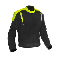 Oxford Spartan Air Black/Fluro Yellow Textile Jacket [Size:3XL]