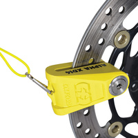 Oxford Alpha XD14 Super Strong Alarm Disc Lock Yellow