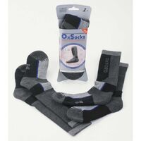 Oxford OxSocks Moisture Resistant Comfort Socks (Twin Pack) 