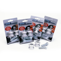 Oxford Bobbins M10 (1.25) Silver for Rear Paddock Stand