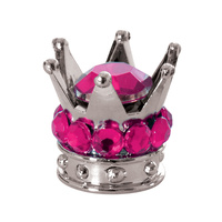 Oxford Crown Valve Caps Pink