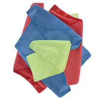 Oxford Microfibre Towels Blue/Yellow/Red (Pack of 6)