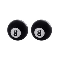 Oxford 8 Ball Valve Caps Black
