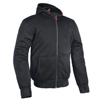 Oxford Super 2.0 Tech Black Hoodie Textile Jacket