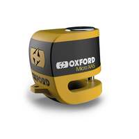 Oxford Micro XA5 Alarm Disc Lock Yellow/Black