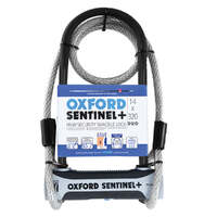 Oxford Sentinel Pro Duo U-Lock (320mm x 177mm) & 1.2m Cable