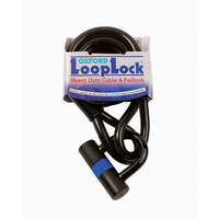 Oxford Loop Lock15 Cable Lock & Mini Shackle (15mm x 2.0m)