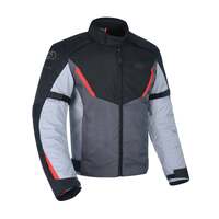 Oxford Delta 1.0 Waterproof Black/Grey/Red Textile Jacket