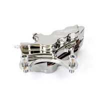 Performance Machine P00512913CH Left Hand Front 6 Piston Caliper Chrome for most Big Twin/Sportster 84-99 Models w/13" Disc Rotor