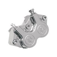 Performance Machine P00522200CH Right Hand Front 4 Piston Caliper Chrome for FXSTS Springer Softail