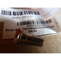 Performance Machine P00832001M 3/8"-24 Banjo Bolt for Performance Machine Calipers Hand Controls