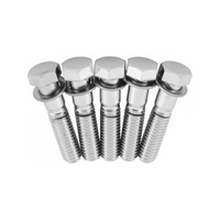 Performance Machine P01090058CH Rear Pulley Bolt Kit Chrome for H-D 84-Up