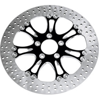 Performance Machine P01331522HEASBMP Heathen/Paramount 11-1/2" Left or Right Front Disc Rotor Contrast Cut Platinum for H-D 84-Up w/11-1/2" Disc Rotor