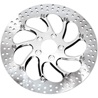 Performance Machine P01331802TORRSCH Torque 11.8" Right Rear Disc Rotor Chrome for Touring 08-Up