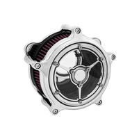 Roland Sands Designs P02062143CH Clarity Air Cleaner Kit Chrome for Softail 18-Up/Touring 17-Up