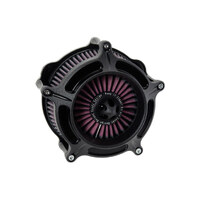 Performance Machine P02062144SMB Turbine Air Cleaner Kit Black Ops for Softail 18-Up/Touring 17-Up
