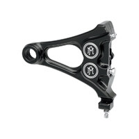 Performance Machine P12560077BM Right Rear Integrated 4 Piston Caliper Mounting Bracket Contrast Cut for Softail 08-17 New Phatail Kits w/25mm Axle