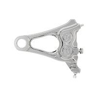 Performance Machine P12560084CH Right Hand Rear 4 Piston Caliper & Mounting Bracket Chrome for Softail 18-Up