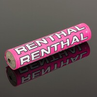 Renthal P356 Vintage SX Pad 240mm Pink/Black/White w/Gray Foam