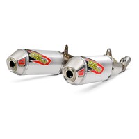 Pro Circuit T-6 Stainless Dual Slip-On Mufflers for Honda CRF250R 18-19