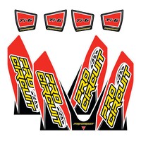 Pro Circuit Replacement TI-6 2014 Decals for Honda CRF250/450