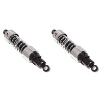 Progressive Suspension PS-412-4003C 412 Series 13.5" Heavy Duty Spring Rate Shock Absorbers Chrome for Touring 80-05/Sportster 79-03/FXR 82-94