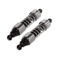 Progressive Suspension PS-412-4009C 412 Series 13.5" Standard Spring Rate Rear Shock Absorbers Chrome for Touring 80-05/Sportster 79-03/FXR 82-94