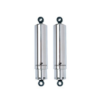 Progressive Suspension PS-412-4041C 412 Series 11" Standard Spring Rate Rear Shock Absorbers w/Full Covers Chrome for Dyna 91-17