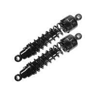 Progressive Suspension PS-412-4045B 412 Series 11" Heavy Duty Spring Rate Rear Shock Absorbers Black for Dyna 91-17/FLD 12-Up