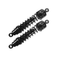 Progressive Suspension PS-412-4045B 412 Series 11" Heavy Duty Spring Rate Rear Shock Absorbers Black for Dyna 91-17/FLD 12-Up