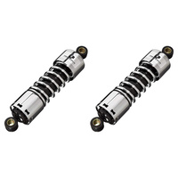 Progressive Suspension PS-412-4062C 412 Series 11" Standard Spring Rate Rear Shock Absorbers Chrome for Sportster 04-Up