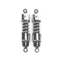 Progressive Suspension PS-412-4063C 412 Series 11.5" Standard Spring Rate Rear Shock Absorbers Chrome for Sportster 04-21