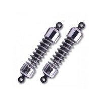 Progressive Suspension PS-412-4064C 412 Series 12.5" Standard Spring Rate Rear Shock Absorbers Chrome for Sportster 04-21