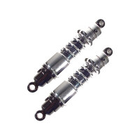 Progressive Suspension PS-412-4068C 412 Series 12" Standard Spring Rate Rear Shock Absorbers Chrome for Sportster 04-Up