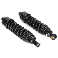 Progressive Suspension PS-412-4074B 412 Series 11.5" Standard Spring Rate Rear Shock Absorbers Black for Touring 06-Up