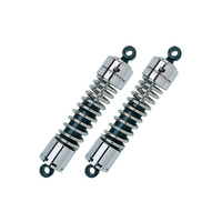 Progressive Suspension PS-412-4077C 412 Series 13" Heavy Duty Spring Rate Rear Shock Absorbers Chrome for Touring 06-Up