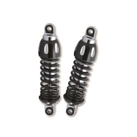 Progressive Suspension PS-430-4045B 430 Series 11" Heavy Duty Spring Rate Rear Shock Absorbers Black for Dyna 91-17