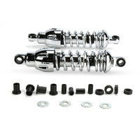 Progressive Suspension PS-430-4062C 430 Series 11" Standard Spring Rate Rear Shock Absorbers Chrome for Sportster 04-21