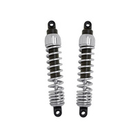Progressive Suspension PS-444-4002C 444 Series 13" Standard Spring Rate Rear Shock Absorbers Chrome for Touring 80-Up/Sportster 79-03/FXR 82-94