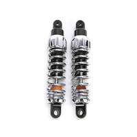 Progressive Suspension PS-444-4245C 444 Series 11" Standard Spring Rate Rear Shock Absorbers Chrome for Scout 15-Up